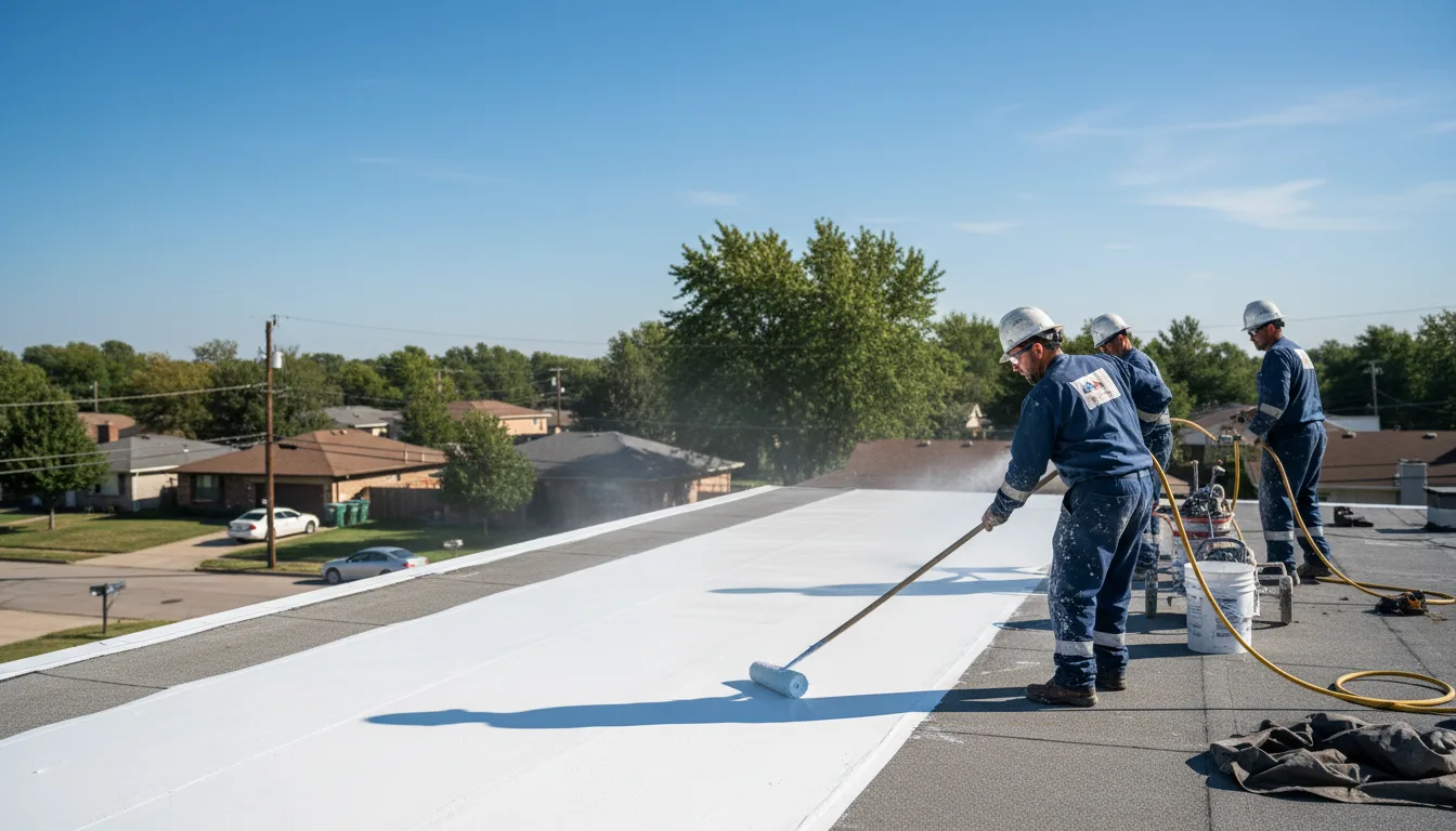 Commercial roof coating in Assumption, IL near me